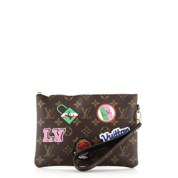 Louis Vuitton City Pouch Limited Edition Patches Monogram Canvas