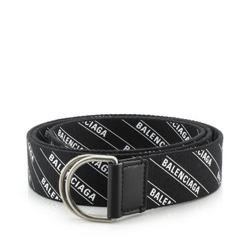 Balenciaga D Ring Belt Printed Cotton Medium