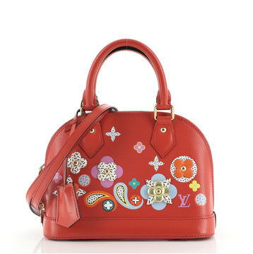 Louis Vuitton Alma Handbag Limited Edition Floral Patchwork Epi Leather BB