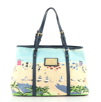 Louis Vuitton Ailleurs Cabas Limited Edition Printed Canvas PM