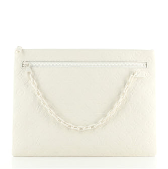 Louis Vuitton A4 Pouch Monogram Taurillon Leather