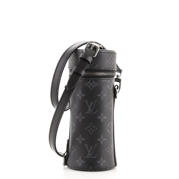 Louis Vuitton Bottle Holder Monogram Eclipse Canvas