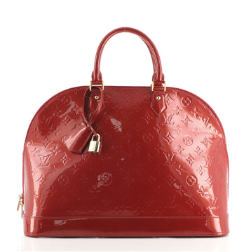 Louis Vuitton Alma Handbag Monogram Vernis GM