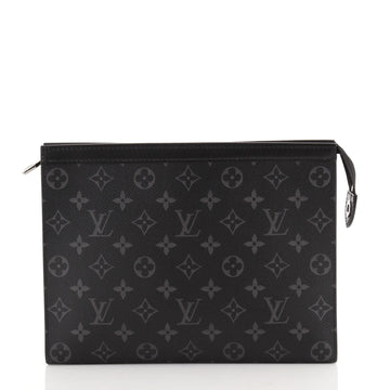 Louis Vuitton Pochette Voyage Monogram Eclipse Canvas MM