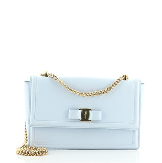 Salvatore Ferragamo Ginny Shoulder Bag Leather Medium