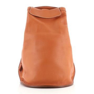 Hermes Sherpa Marine Backpack Leather