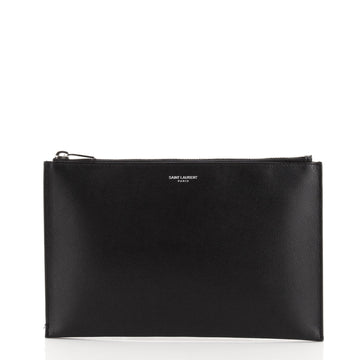 Saint Laurent Zip Pouch Leather Small