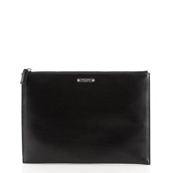 Saint Laurent Zip Pouch Leather Medium