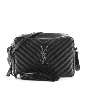 Saint Laurent Lou Camera Bag Matelasse Chevron Leather Small