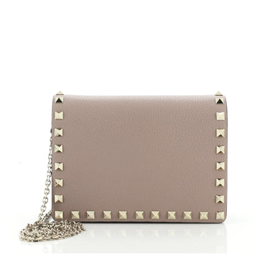 Valentino Rockstud Pouch Crossbody Bag Leather Mini