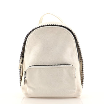 Stella McCartney Falabella Front Zip Backpack Shaggy Deer Mini