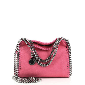 Stella McCartney Falabella Fold Over Crossbody Bag Shaggy Deer Tiny