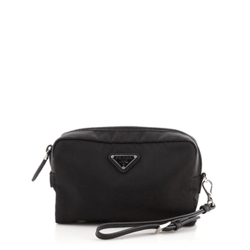Prada Wristlet Toiletry Pouch Tessuto Large