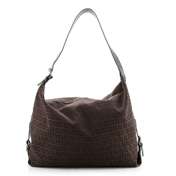 Fendi Vintage Belted Hobo Zucchino Nylon Large