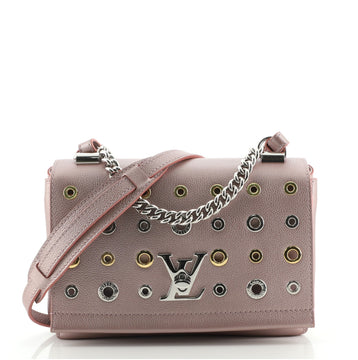 Louis Vuitton Lockme II Handbag Embellished Leather BB