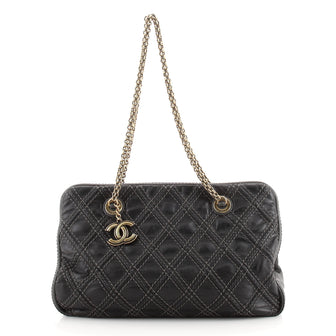 Chanel Triptych Tote Quilted Calfskin
