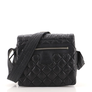 Chanel Coco Cocoon Messenger Bag Quilted Nylon Medium