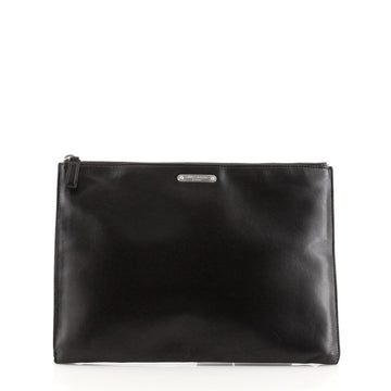 Saint Laurent Zip Pouch Leather Medium