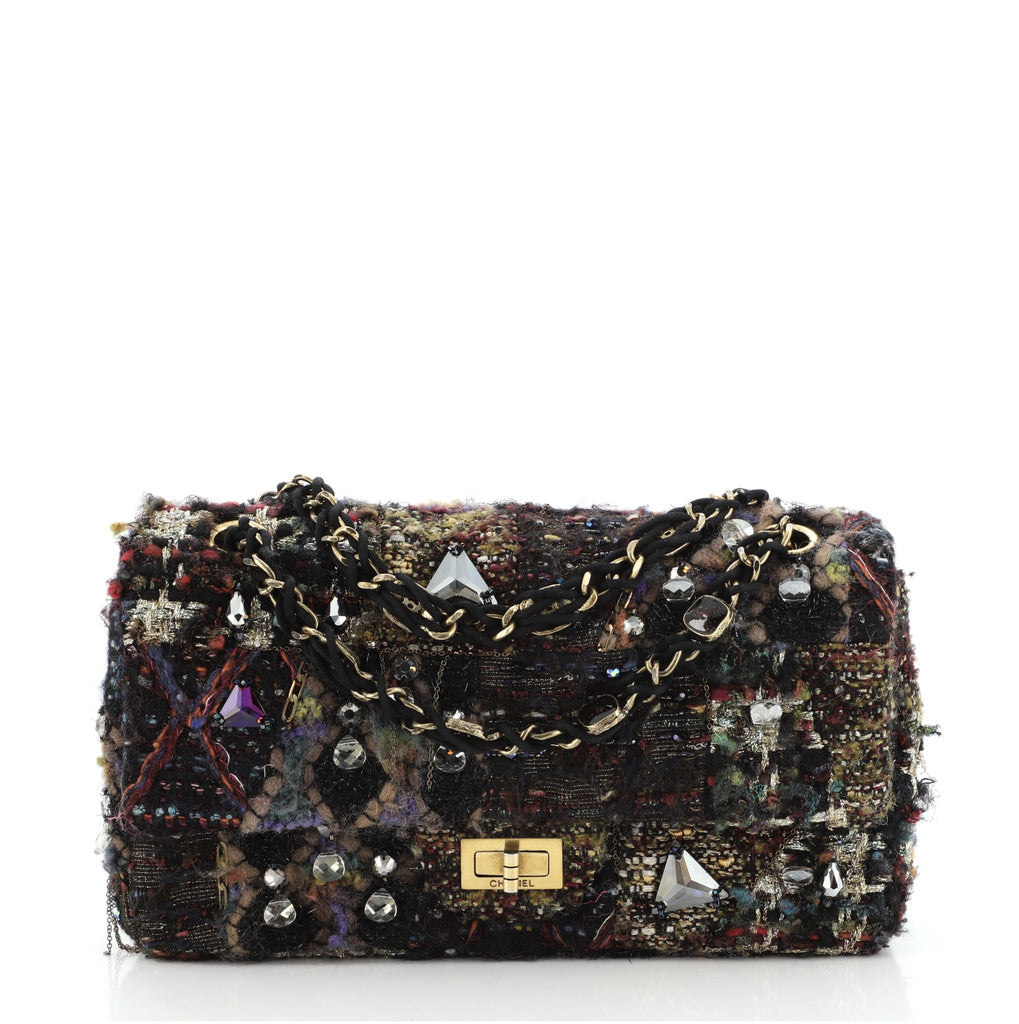 Chanel Paris-Byzance Reissue 2.55 Flap Bag Lesage Embellished Tweed 225  Multicolor 7635351