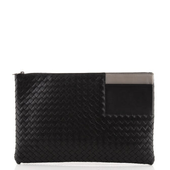 Bottega Veneta Zip Pouch Intrecciato Nappa XL