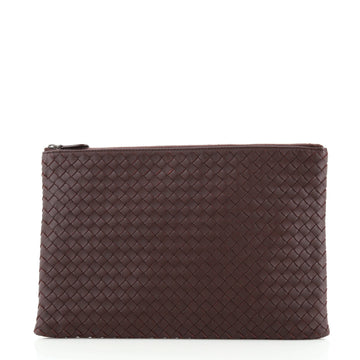Bottega Veneta Zip Pouch Intrecciato Nappa XL