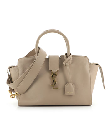 Saint Laurent Monogram Cabas Downtown Leather Baby