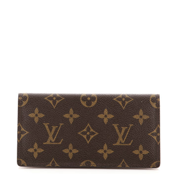 Louis Vuitton Checkbook Cover Monogram Canvas