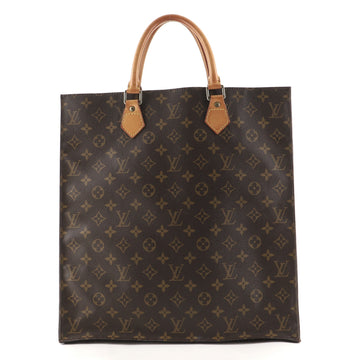 Louis Vuitton Sac Plat Handbag Monogram Canvas GM
