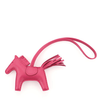 Hermes Mono-Tone GriGri Rodeo Bag Charm Leather PM