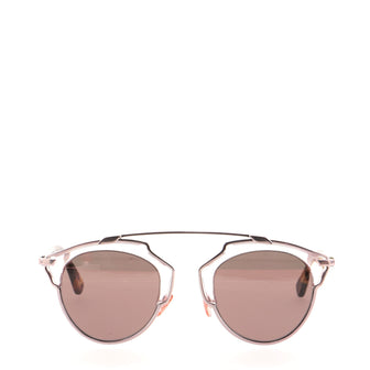 Christian Dior So Real Aviator Sunglasses Acetate and Metal