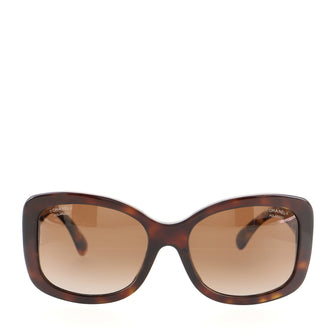 Chanel Button CC Square Sunglasses Acetate