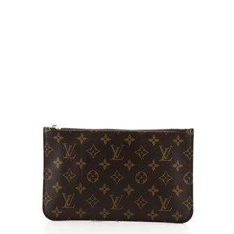 Louis Vuitton Neverfull Pochette Monogram Canvas Large
