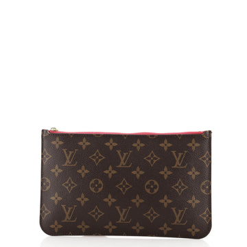 Louis Vuitton Neverfull Pochette Monogram Canvas Large
