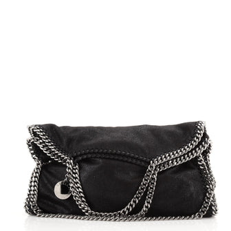 Stella McCartney Falabella Fold Over Bag Shaggy Deer