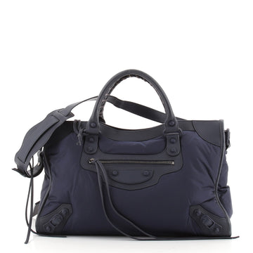 Balenciaga City Classic Studs Bag Nylon Medium