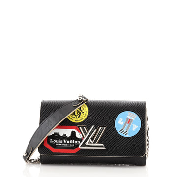 Louis Vuitton Twist Chain Wallet Limited Edition World Tour Epi Leather