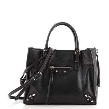 Balenciaga Papier A6 Zip Around Classic Studs Bag Leather