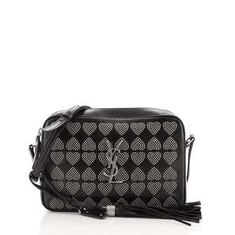 Saint Laurent Lou Camera Bag Heart Stitched Leather Small