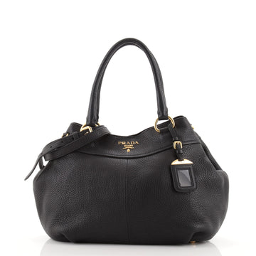Prada Convertible Shopping Tote Vitello Daino Small