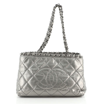 Chanel Chain Me Tote Quilted Calfskin Small