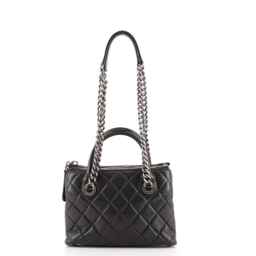 Chanel Boy Chained Tote Quilted Calfskin Small