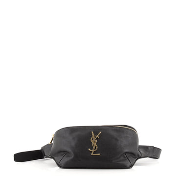 Saint Laurent Classic Monogram Belt Bag Leather