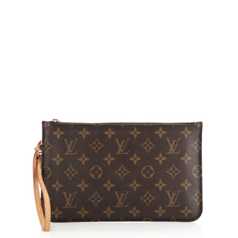 Louis Vuitton Neverfull Pochette Monogram Canvas Large