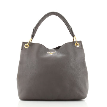 Prada Rolled Hobo Vitello Daino Large