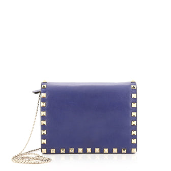 Valentino Rockstud Pouch Crossbody Bag Leather Mini