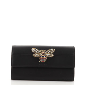 Gucci Queen Margaret Continental Wallet Leather