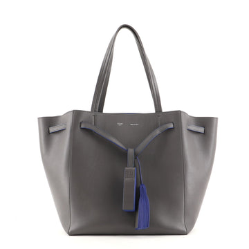 Celine Phantom Tie Cabas Tassel Tote Leather Small