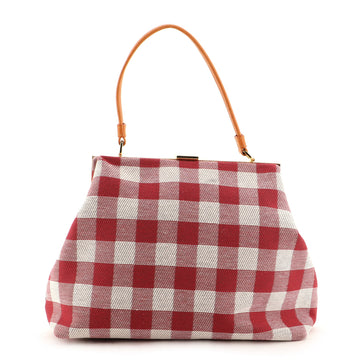 Mansur Gavriel Soft Elegant Bag Gingham Canvas