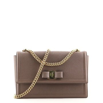 Salvatore Ferragamo Ginny Crossbody Bag Leather Medium