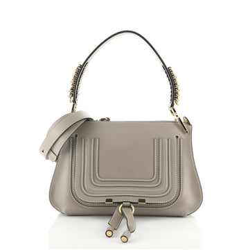 Chloe Marcie Saddle Shoulder Bag Leather Medium